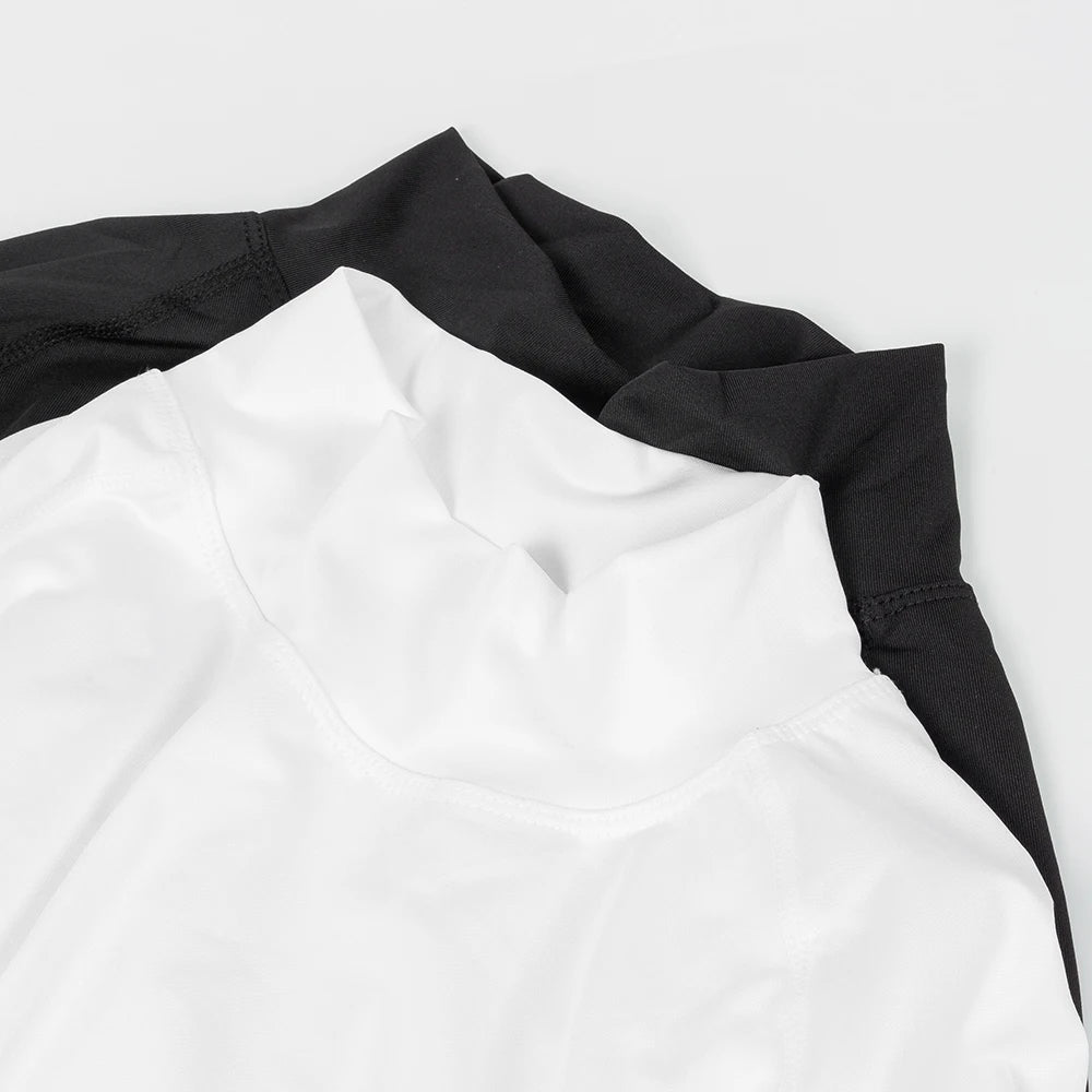 Men's Gym T-shirt, Tight Neck, Elastic, Quick Dry