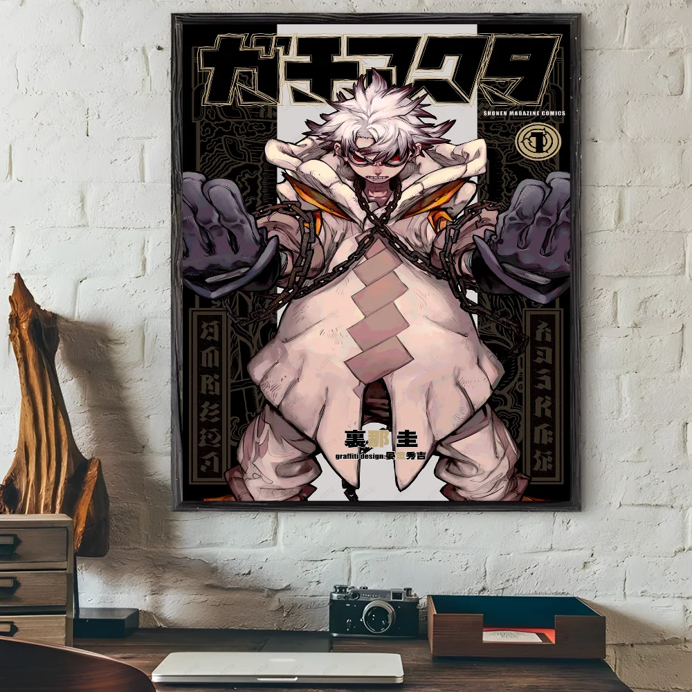 Anime G-Gachiakuta Poster Room Decor Home Decoration Interior Wall Art Printing Waterproof Garage BedRoom Posters Gift