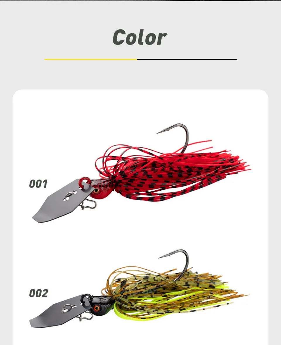 Mồi Câu Cá WALK FISH: Lưỡi Xoay Sắc Nét 7-21g