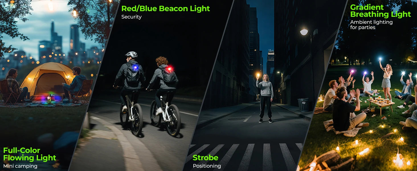 Đèn Pin Mini Wurkkos HD03 RGB USB-C Gắn Túi Tiện Lợi