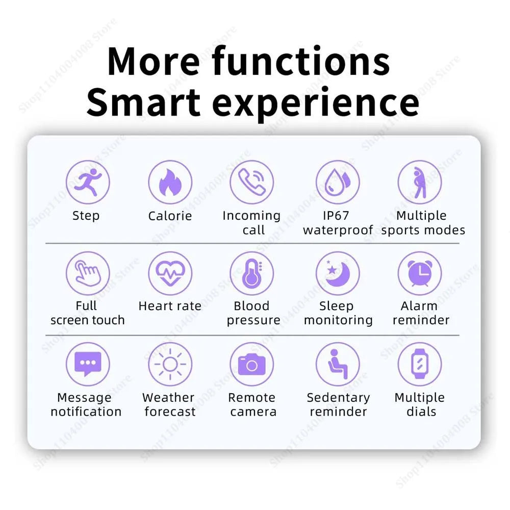 Đồng hồ thông minh 2025 - Chống nước IP67, thể thao nam nữ