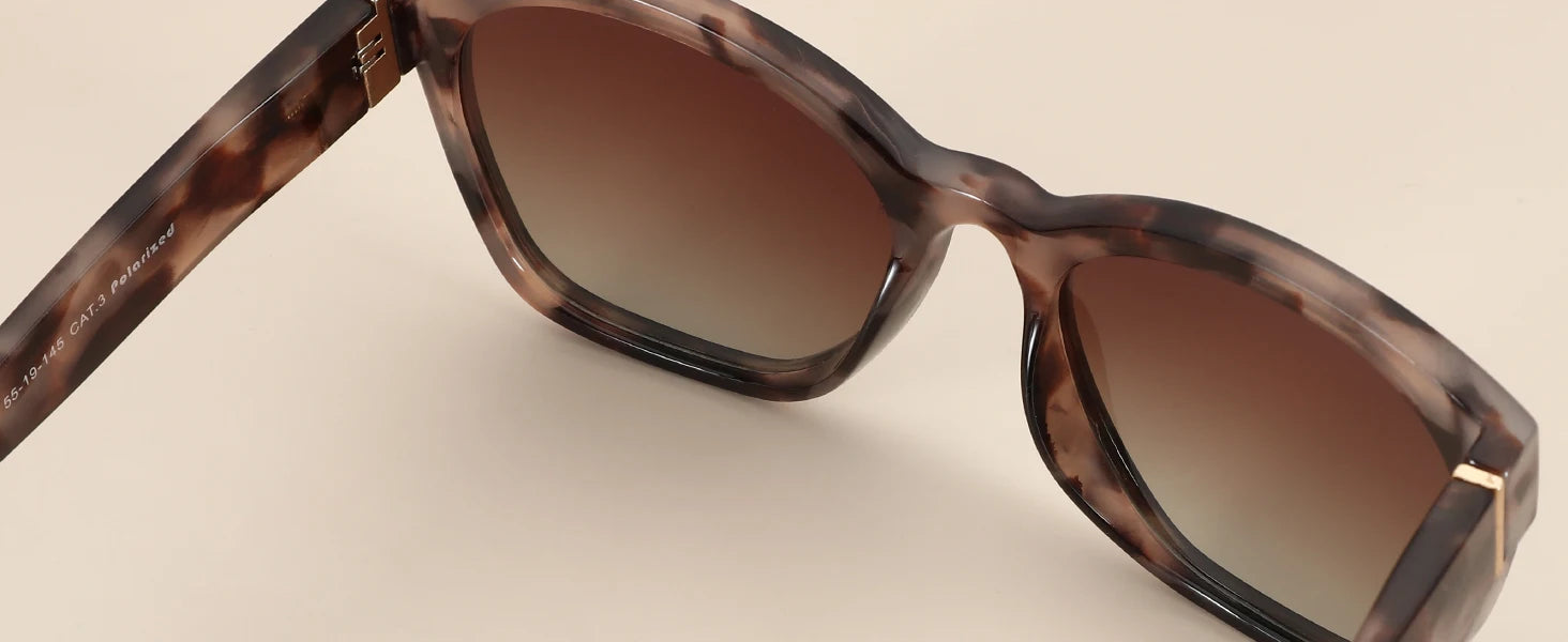 ZENOTTIC Fashion Cateye Polarized Sunglasses for Women - Oversized Sun Glasses UV400 Protection Retro Shades Designer Style - Daisan Mart