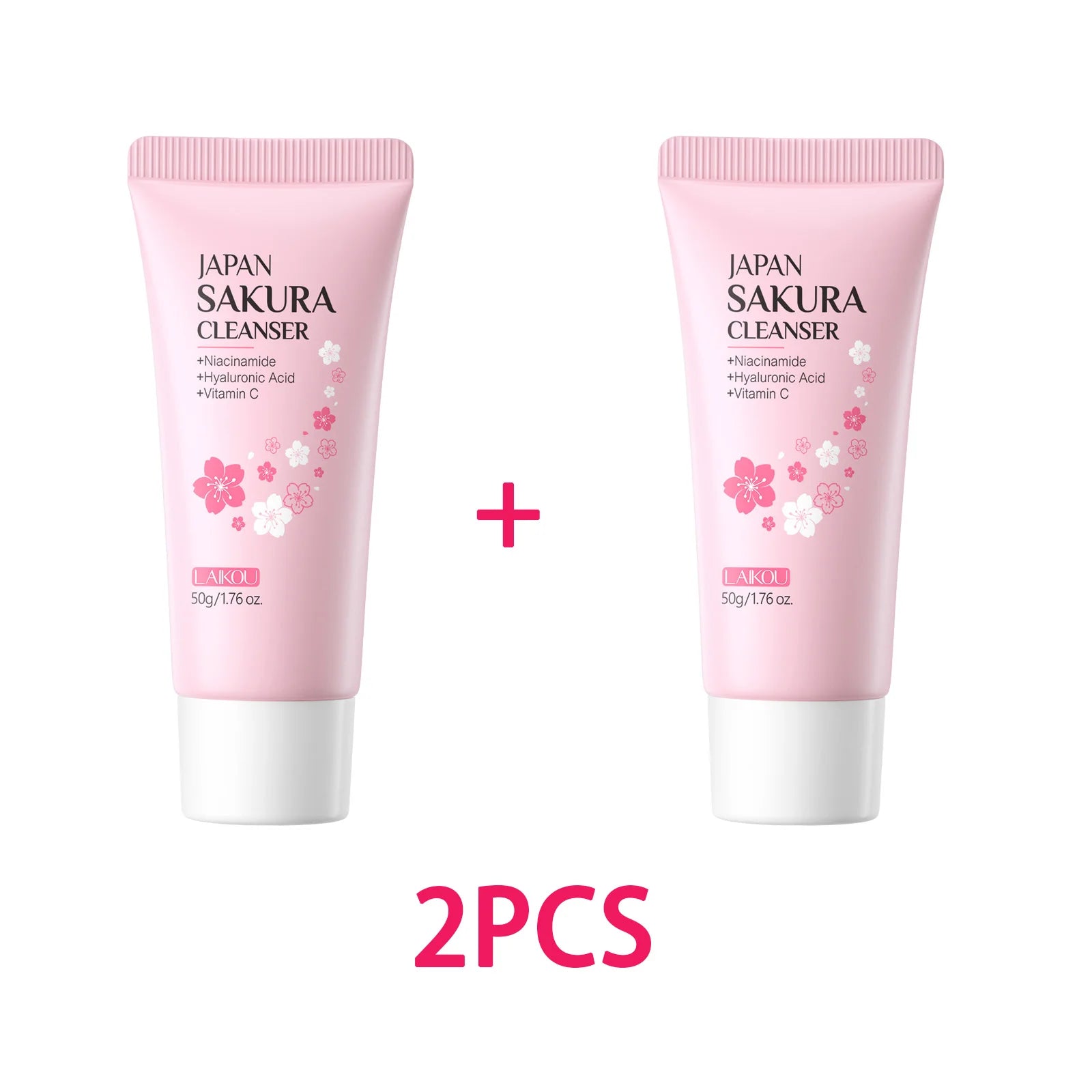 LAIKOU Facial Foaming Cleanser Deeply Cleansing Oil Control Moisturizing Blackhead Removal Skin Care Face Wash Foam Cleanser