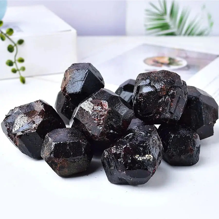 Natural Garnet Rough Stone - Spiritual Healing Gemstone