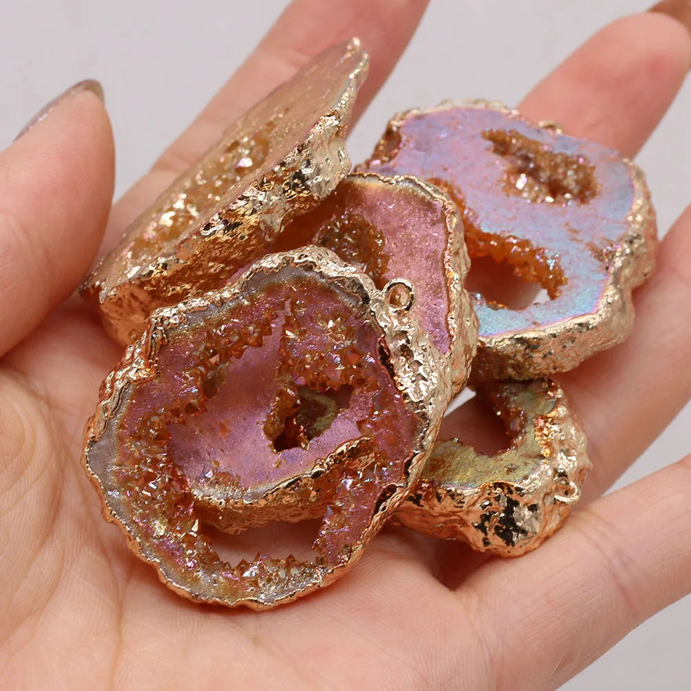 Handmade Natural Quartz Gemstone Pendant