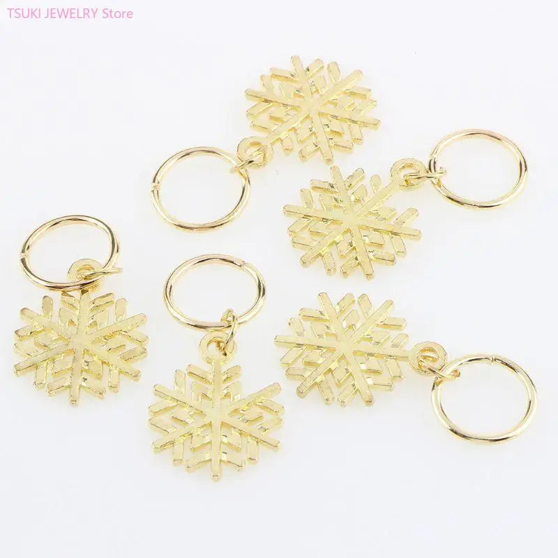 Set of 80 Aluminum Hair Jewelry Rings Braid Accessories