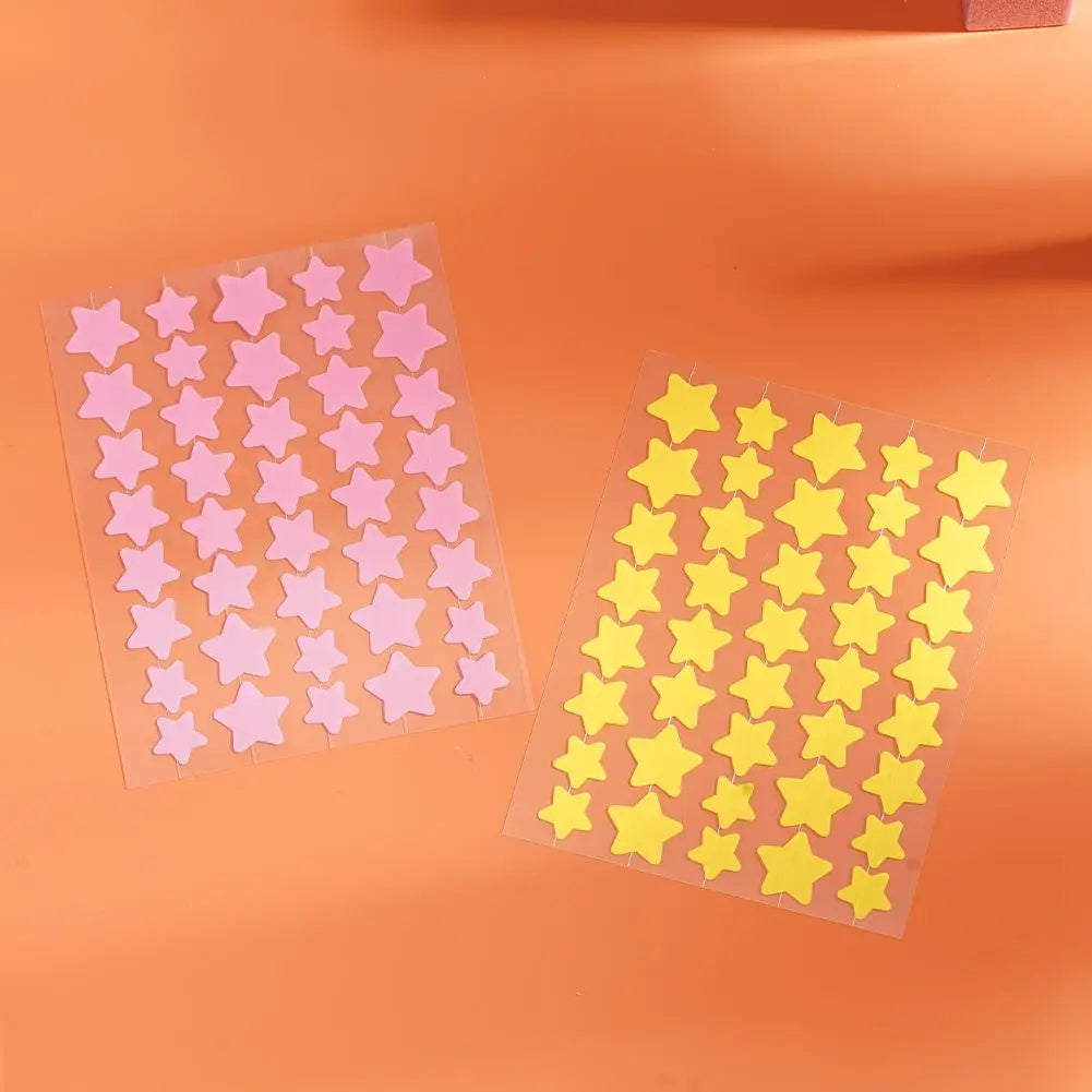 7PS Color Invisible Acne Removal Star Pimple Patch Facial Acne Spot Cover Concealer Invisible Color Patch Spot Scar Care Sticker - Daisan Mart