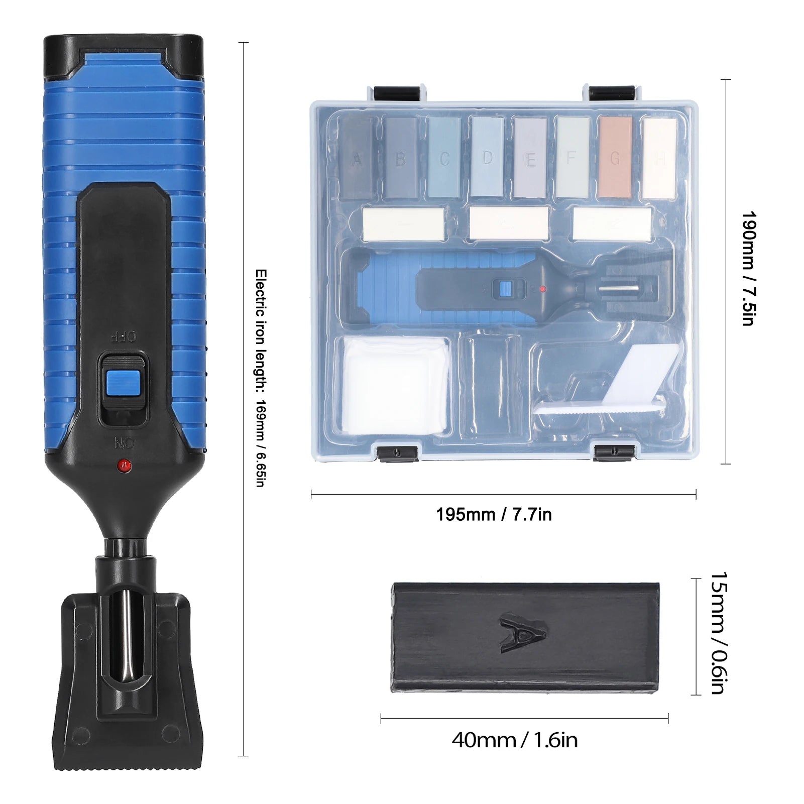 Ceramic Tile Repairing Tool /Floor Repair Set DIY Repair Tool Home Tools Repairing Crack Fill Tile Surface Repairing Tool Set