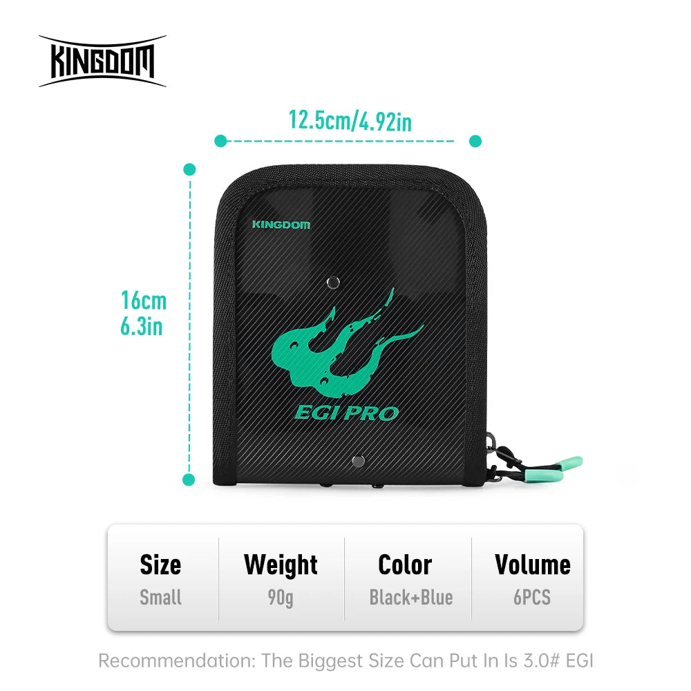 YOOFISH Fishing Bag Octopus Egi Bag Squid Jig Storage Box 6/12/40 Pcs Hard Lure Bag Freshwater Seawater Fishing Tackle Bag Box