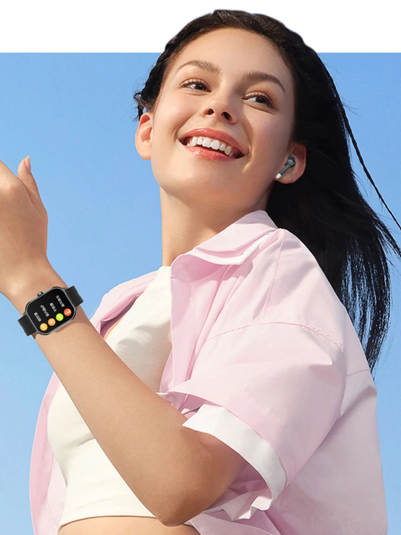 Đồng Hồ Thông Minh Nam 2in1 Gọi Điện, Đo Sức Khỏe