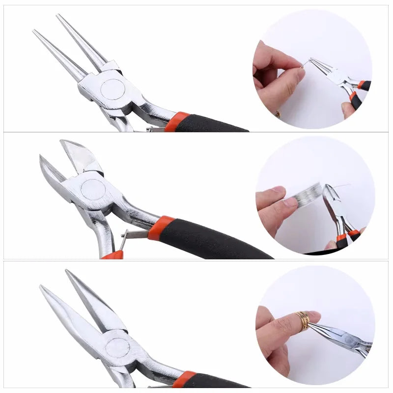 Full Jewelry Making Tool Kit: Wire, Charms, Pliers