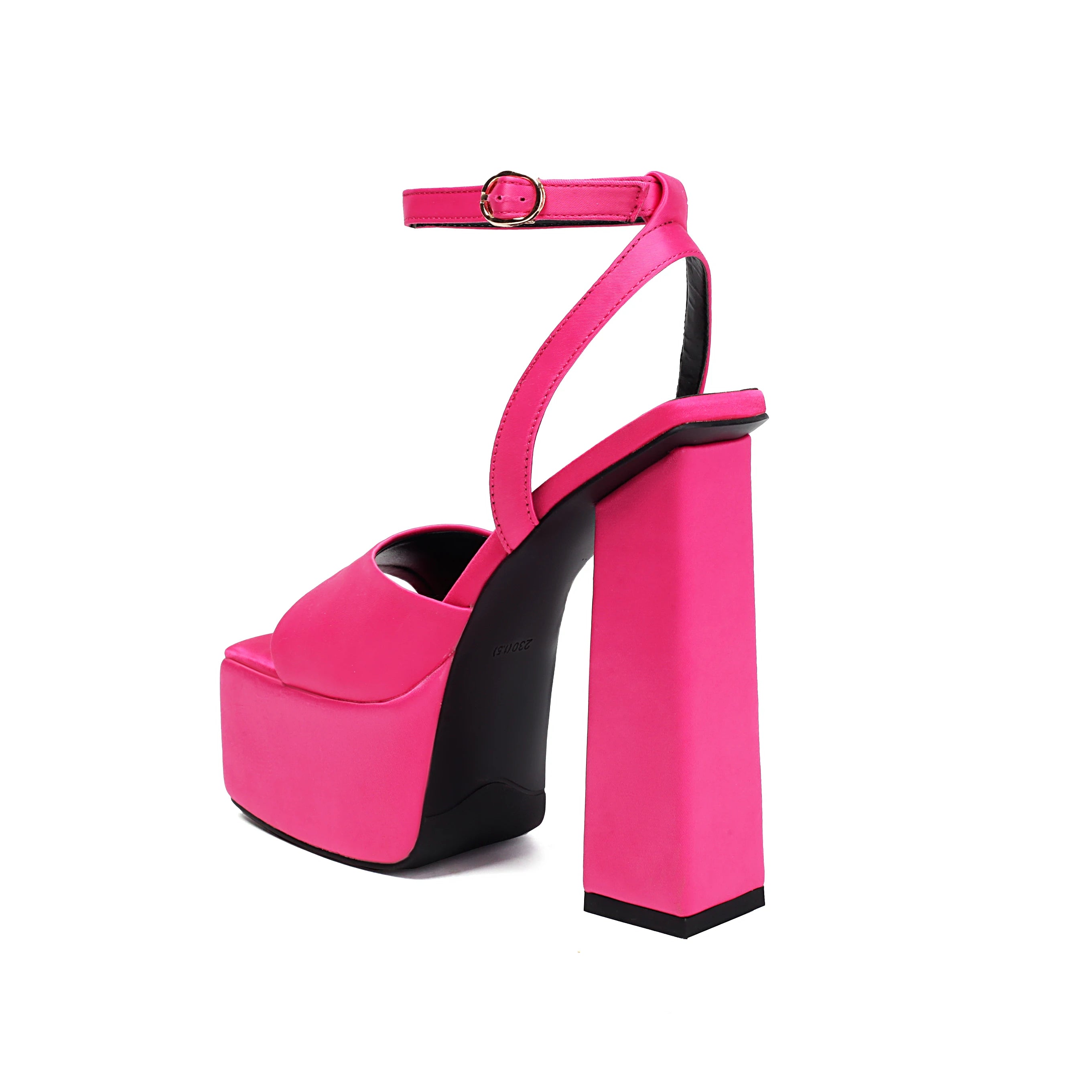 Arden Furtado 2025 Satin Green High Heel Sandals