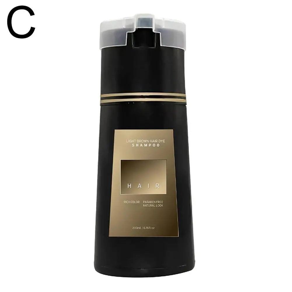 Dầu Gội Nhuộm Tóc 200ML Che Phủ Bạc Đa Màu