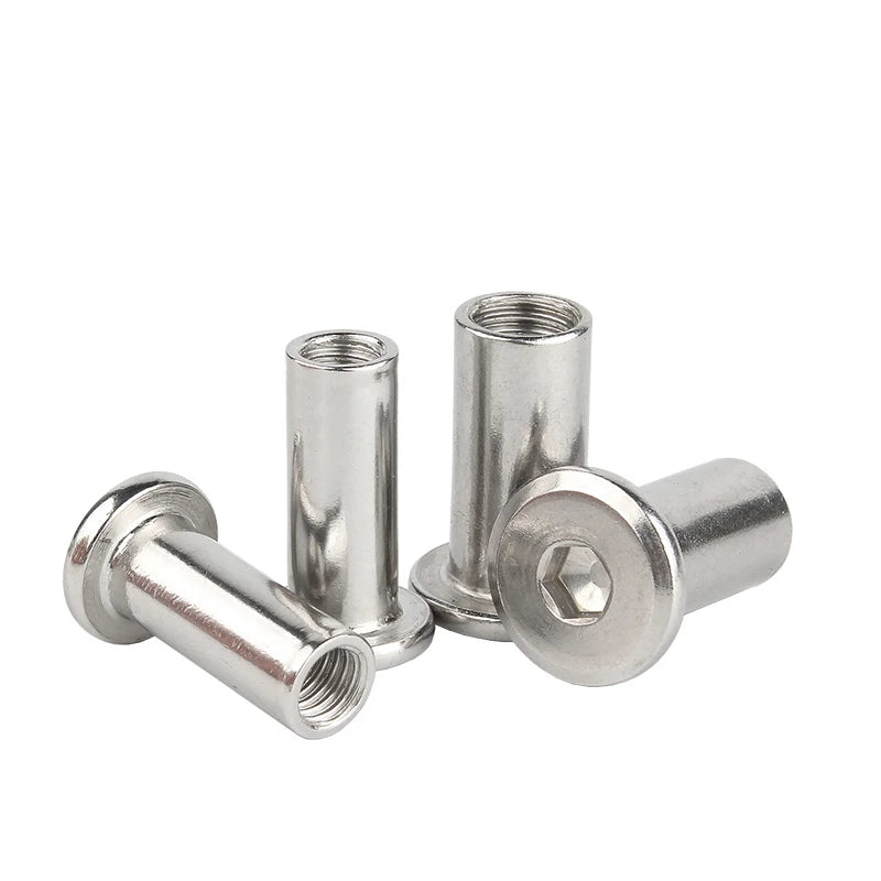 304 Stainless Steel Hex Rivets - Set of 2-10