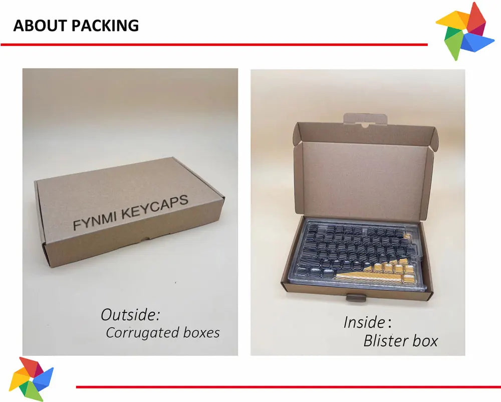 Fynmi XDA PBT White Keycaps for Mechanical Keyboard