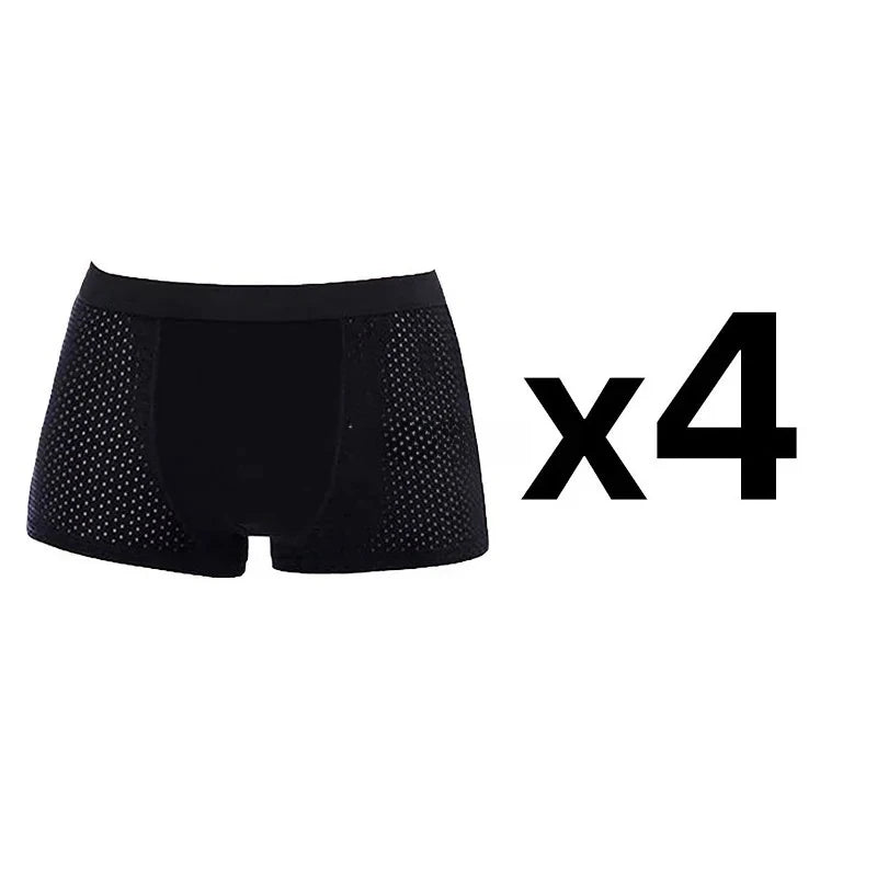 Men's Bamboo Boxer Shorts Breathable Deodorizing Super Soft