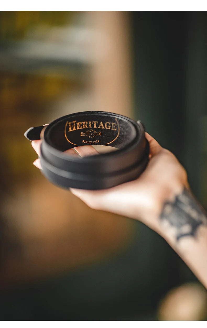 Thắt Lưng Da Bò Cao Cấp Maden Vintage Cho Nam Nữ