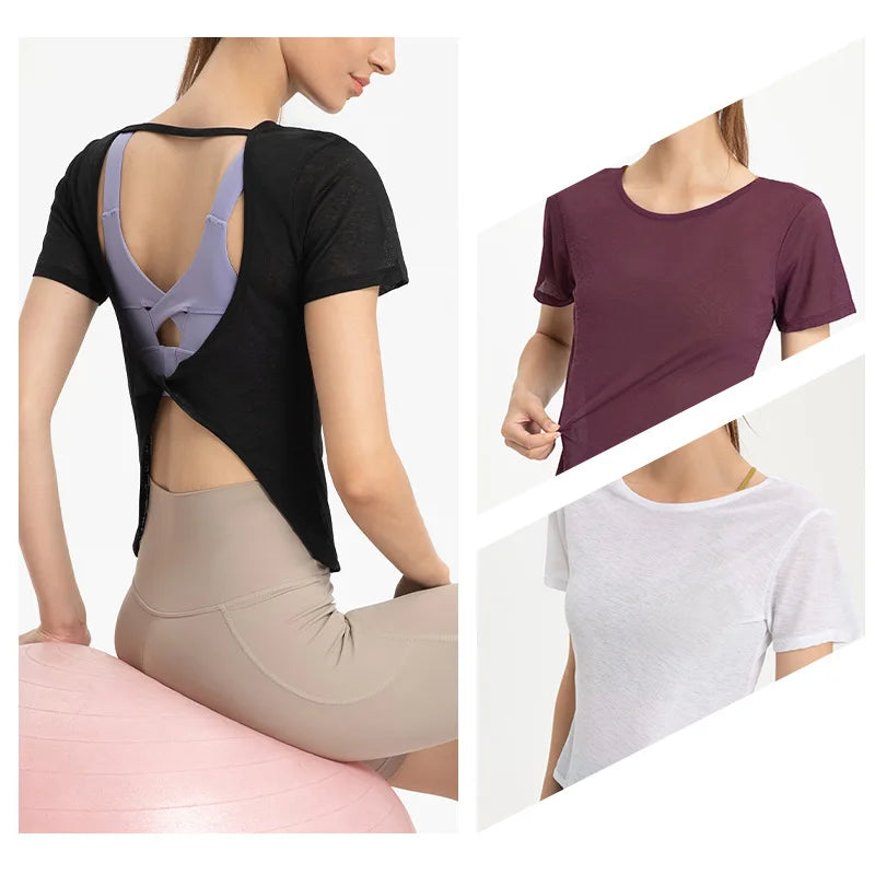 Áo Thể Thao Nữ Lưng Hở Stown – Tập Gym Yoga Năng Động - Daisan Mart