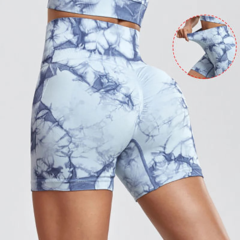Sexy High Waisted Women's Gym Shorts Summer Sports