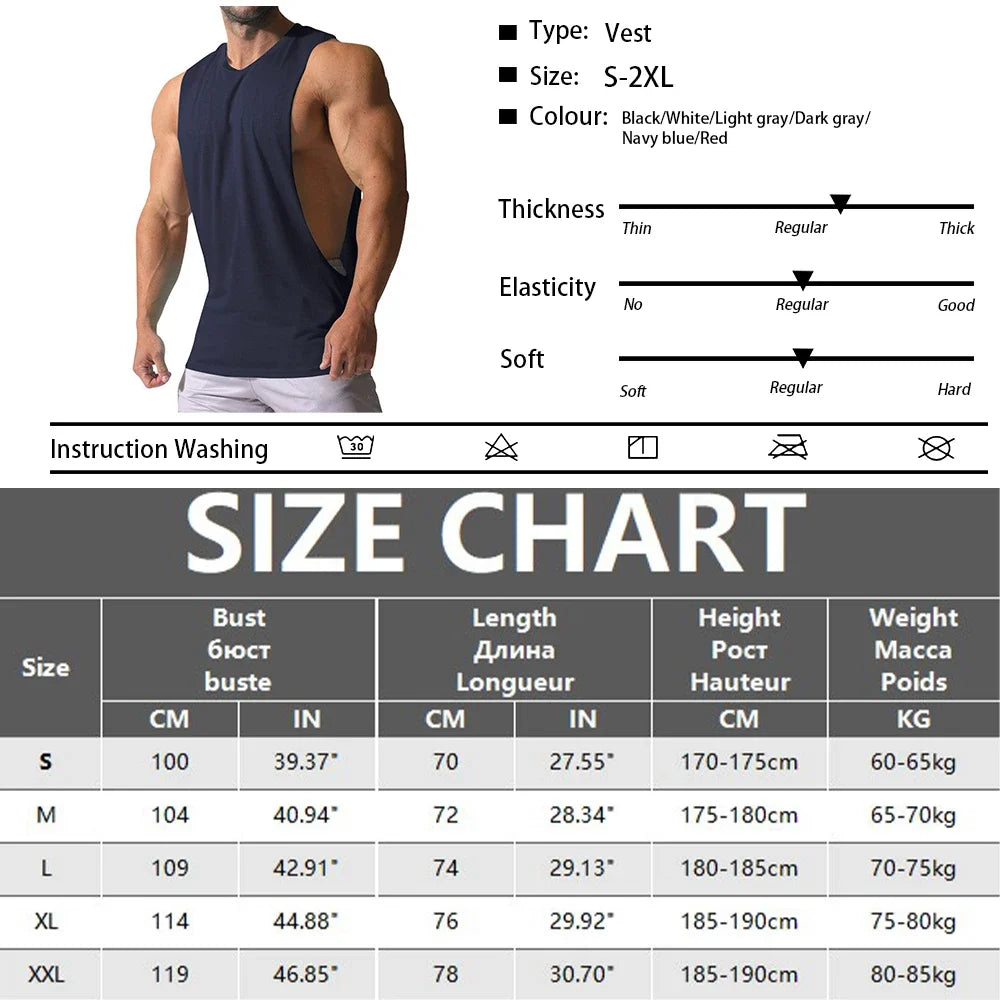Áo Ba Lỗ Nam Tập Gym Thoáng Mát Thể Thao Hè - Daisan Mart