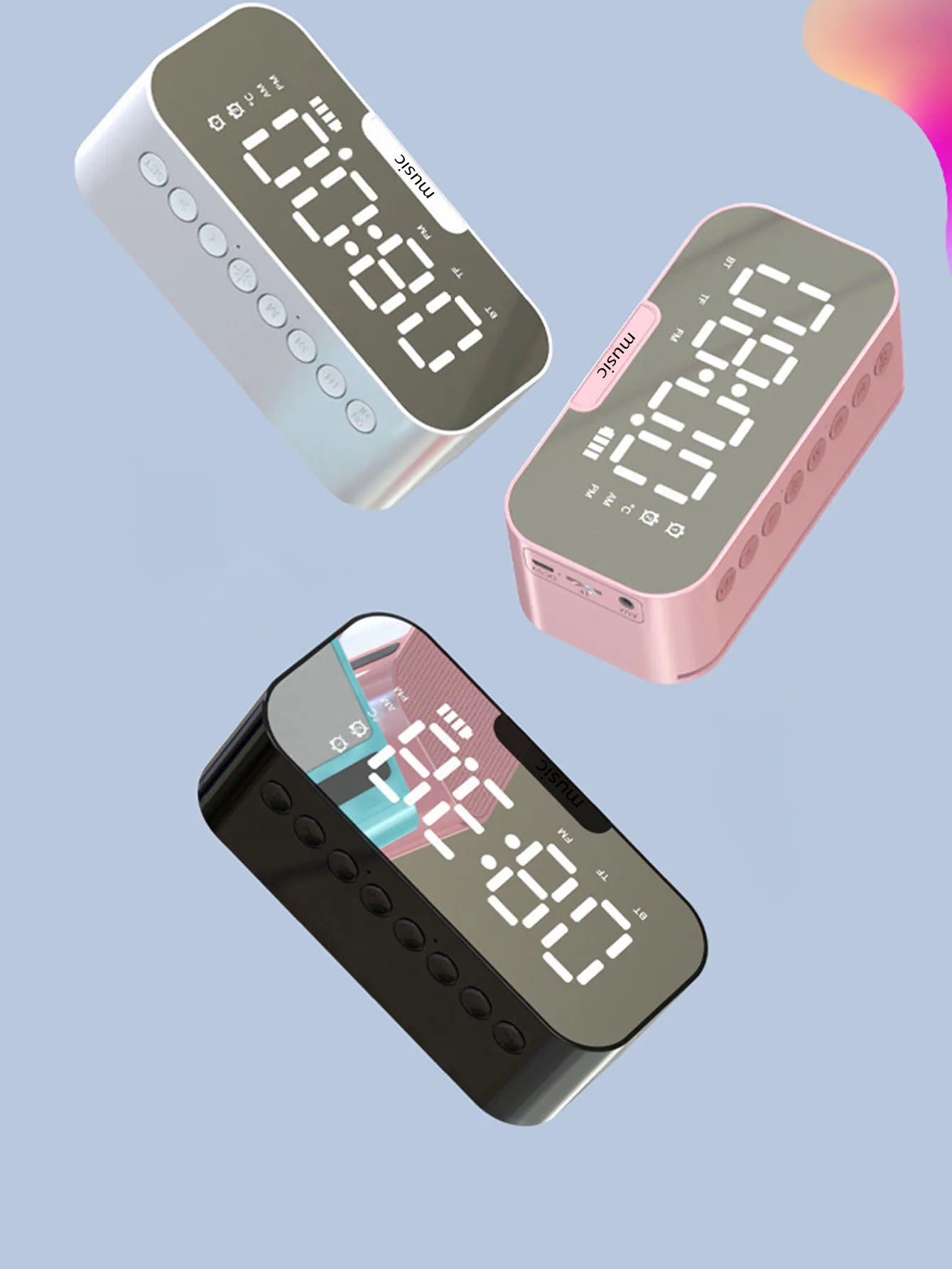 Loa Bluetooth Đồng Hồ Đa Năng - Thời Gian và Âm Nhạc