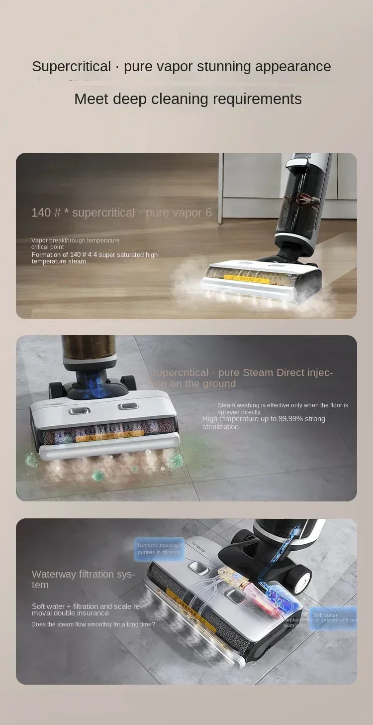Máy Lau Sàn Hơi Nước Không Dây TINECO Steam2.0 - Daisan Mart