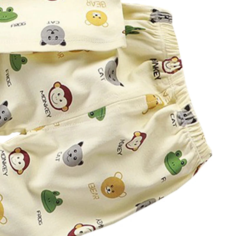 Baby Boy Girl Autumn Winter Cotton Outfits with Cute Patterns