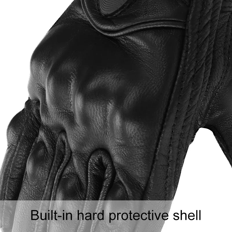 3XL Motorcycle Gloves Goatskin Leather Men Women Moto Glove Electric Bike Luvas leather motocicleta Os carros eletricos Sale