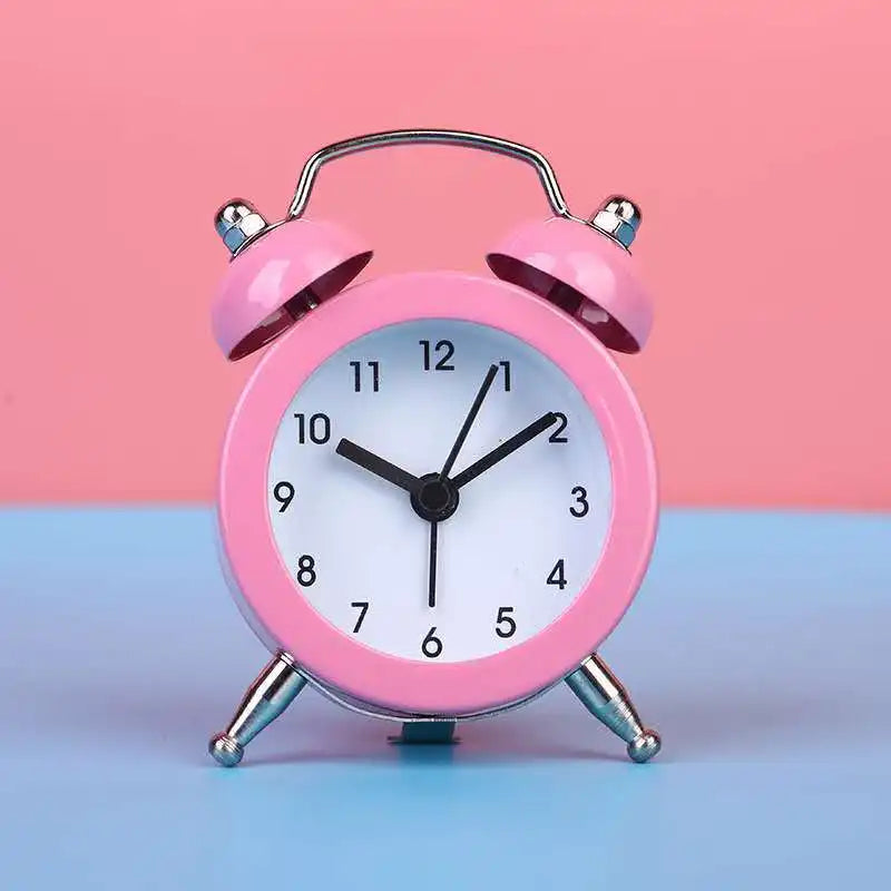 Đồng Hồ Báo Thức Đôi Chuông Im Lặng Phong Cách