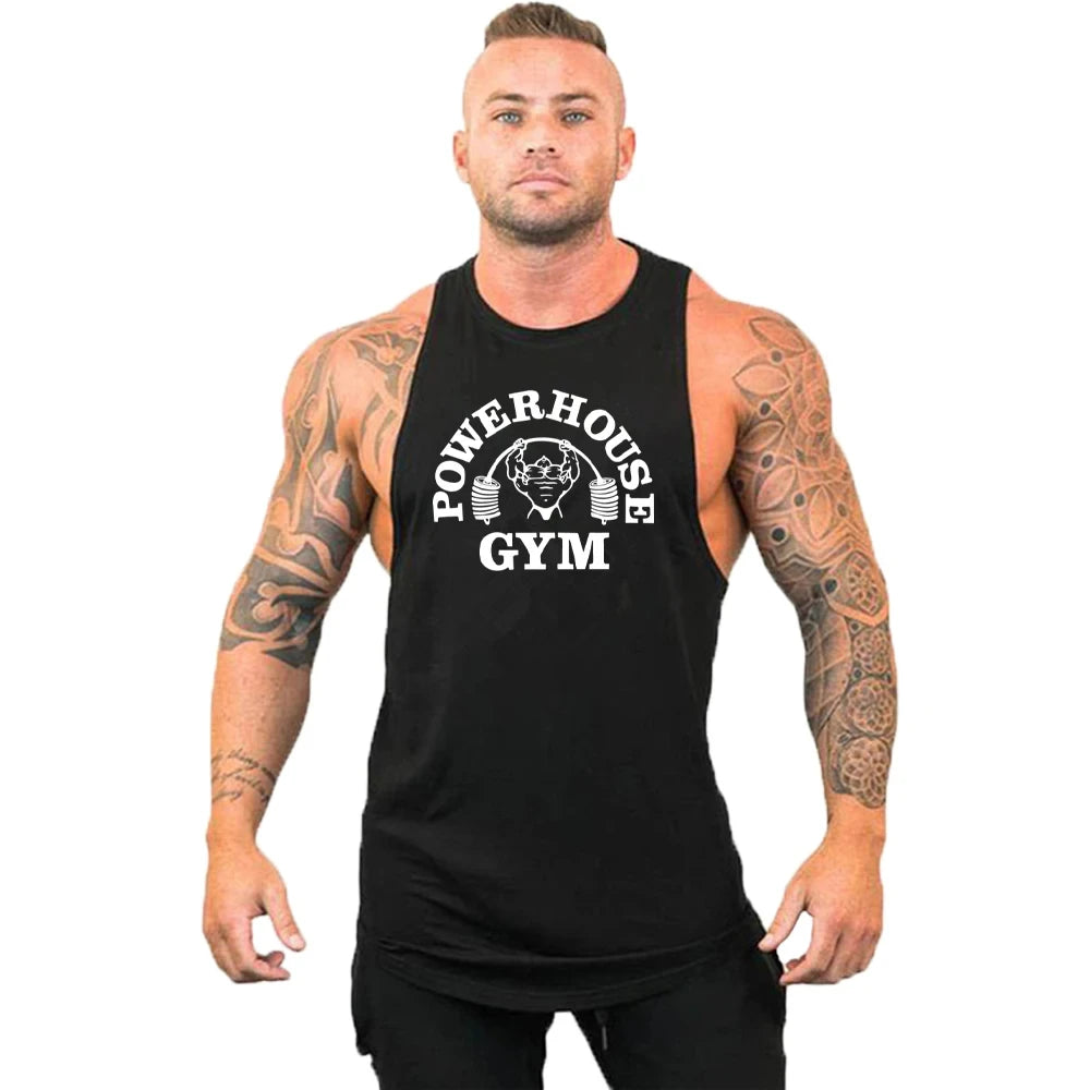 Men's Gym Shirt - Muscle Bodybuilding Tanktop
