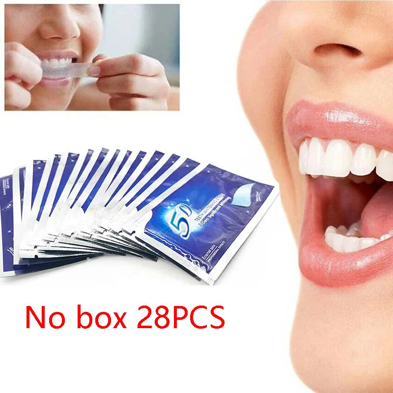 5d Gel Tooth Whitening Kit White Teeth  Strips Oral Care Kit False Teeth  Strip Dental Veneers Whitening Gel Dropshipping - Daisan Mart