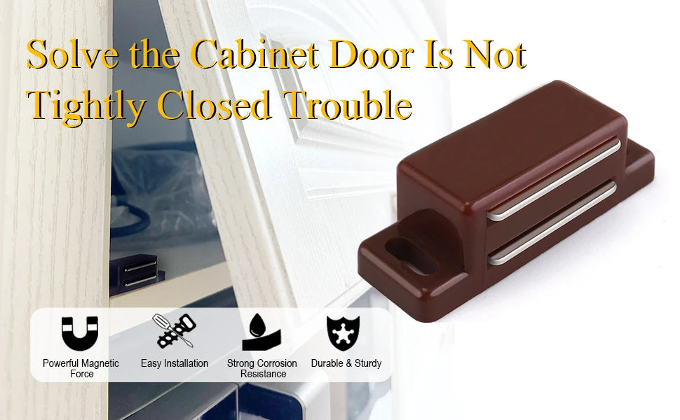 Chốt Nam Châm Cửa Tủ Bếp 12 Cái Bền Chắc