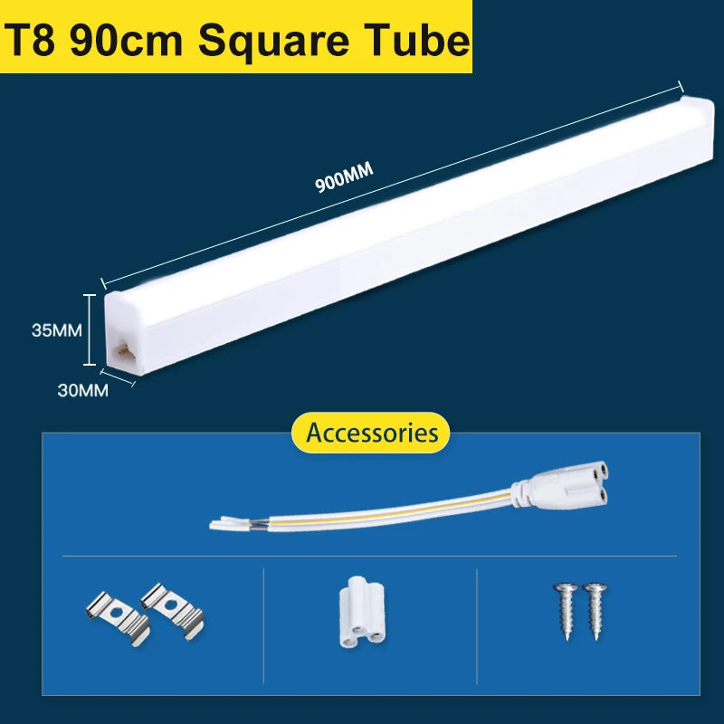 Đèn Tuýp LED T5 T8 90/120cm Lắp Tủ Bếp Văn Phòng Nhà