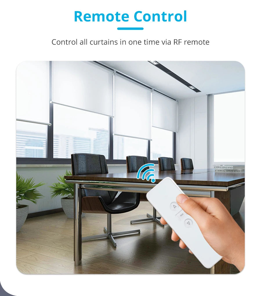 Zemismart WiFi Zigbee Smart Roller Blinds USB Charging