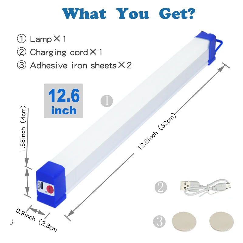 5V USB Rechargeable LED Emergency Outdoor Magnetic Light