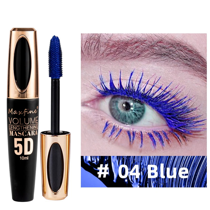5D Silk Mascara Super Black Long, Waterproof, No Clumping