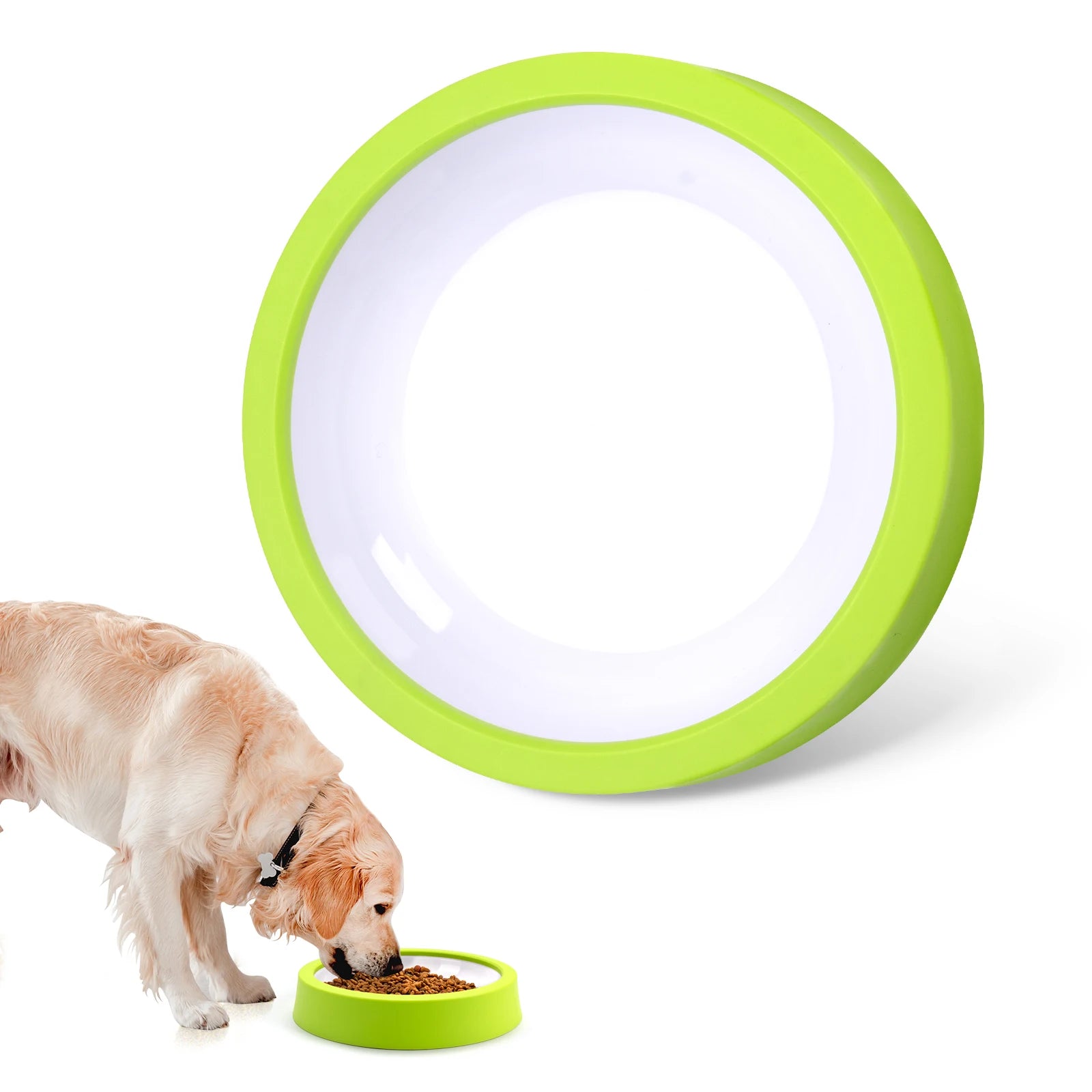 Pet Dog Slow Feeder Bowl Fun Non Slip Anti-Gulping Slower Food Feeding Dishes Eco Dog Bowl for Large Medium Small Dogs Puppy - Daisan Mart