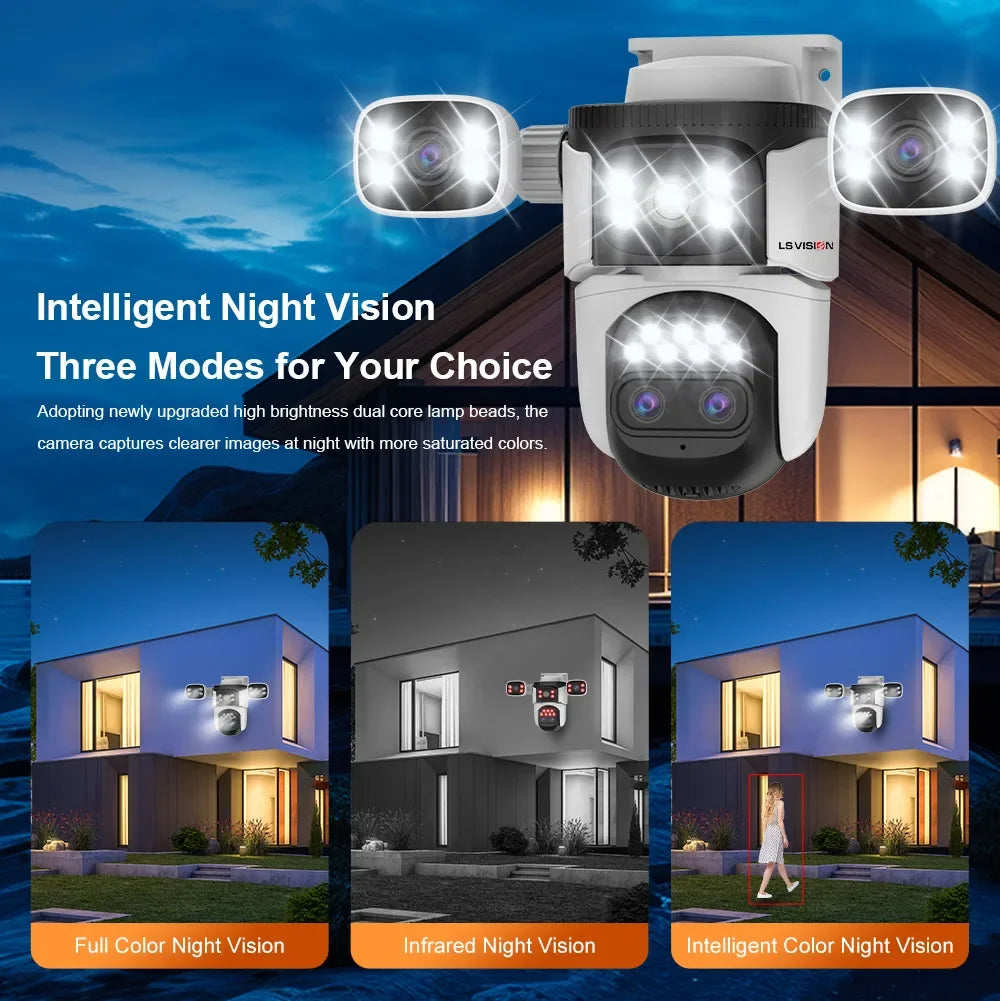 20MP LS Vision WiFi Security Camera - 10X Zoom