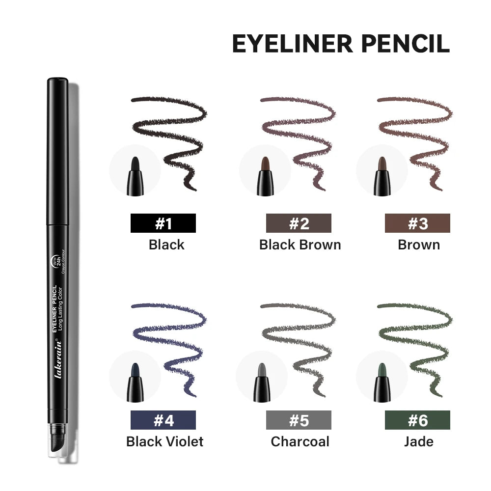 6 Color Waterproof Eyeliner Easy Fashion