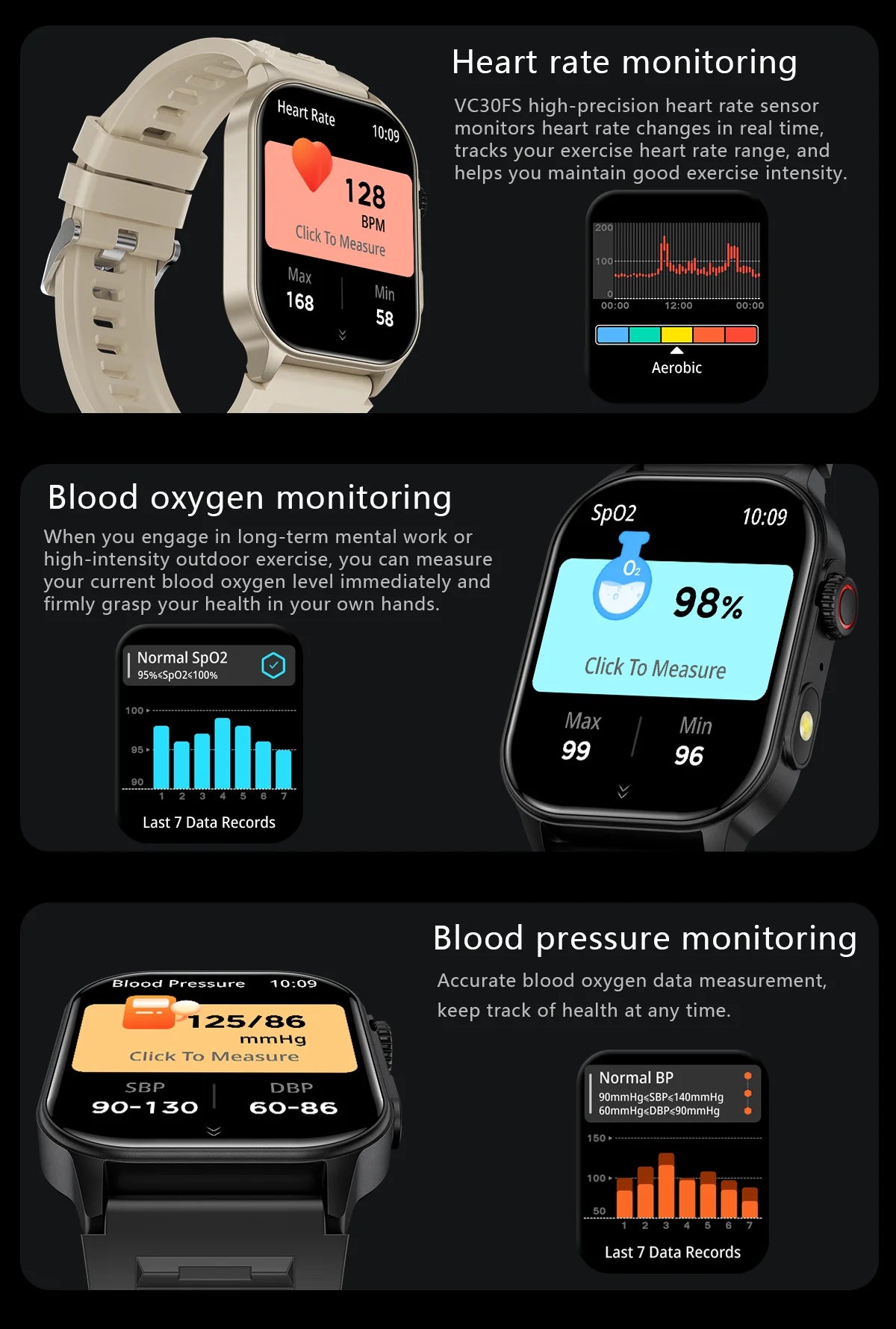 LIGE 2.01 Smart Watch Bluetooth Call Health
