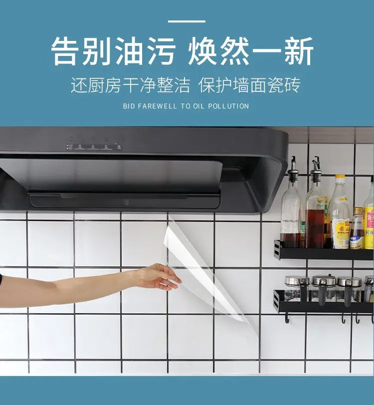 Tem Dán Trong Suốt Nhà Bếp Chống Thấm Dầu Nhiệt