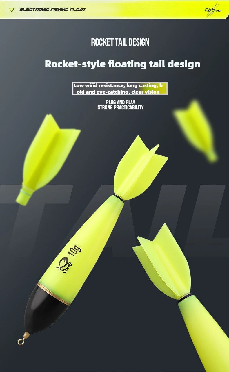 Phao Câu Đêm Ngày Phát Sáng Dài Nhạy Rocket