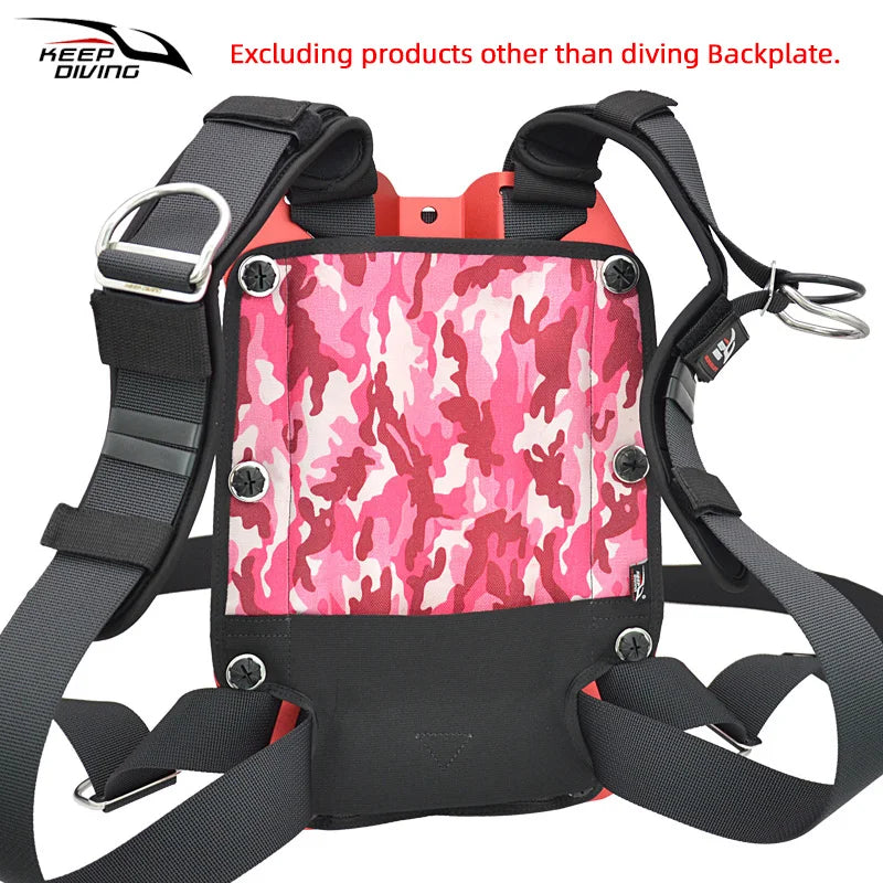 Aluminum Alloy Technic Diving Backplate Wing BCD Ultralight backplane For Scuba Diving  Harness System Hardware Backmount