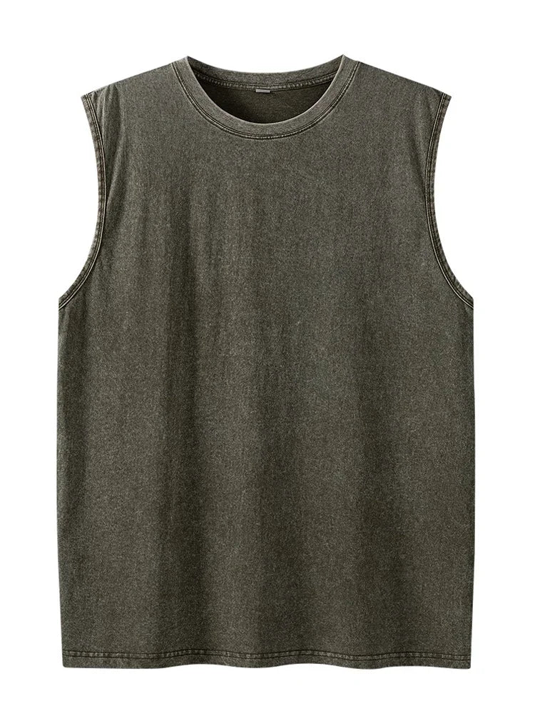 Áo Ba Lỗ Nam Cotton Mát Tập Gym, Chạy Bộ, Đi Biển - Daisan Mart