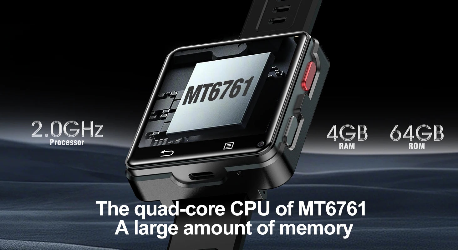 Đồng Hồ Thông Minh 4G Màn Hình Lớn 2.64 Android 11