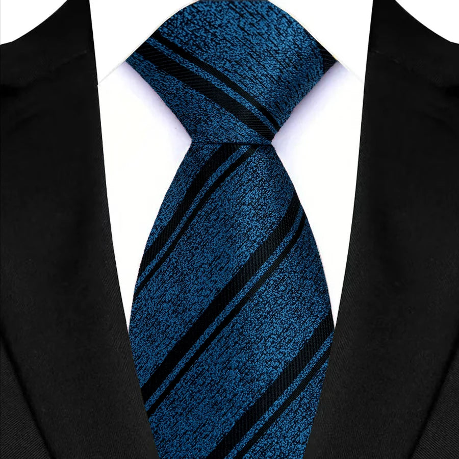 Cà vạt Nam Cổ điển 8cm Sọc Paisley Thời trang