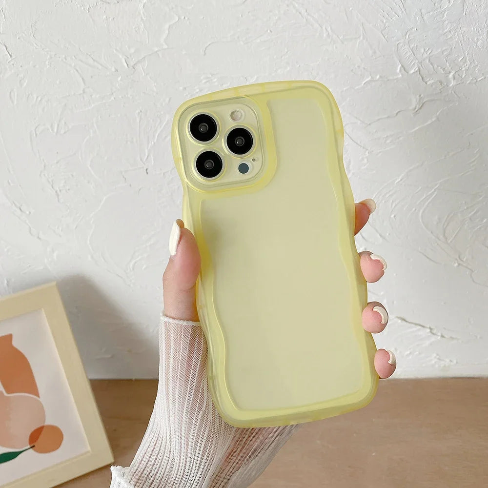 Cute Transparent Ripple Case For iPhone