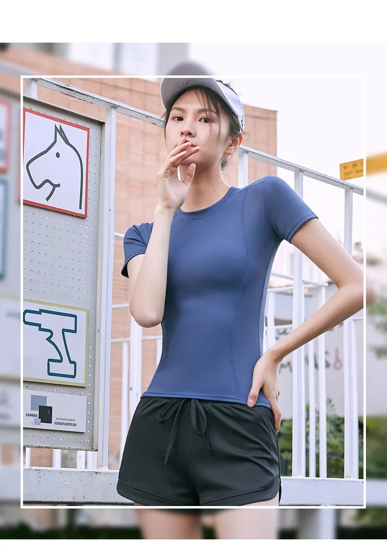 Áo Tập Yoga Nữ 2025 Thoáng Khí Khô Nhanh Thể Thao - Daisan Mart