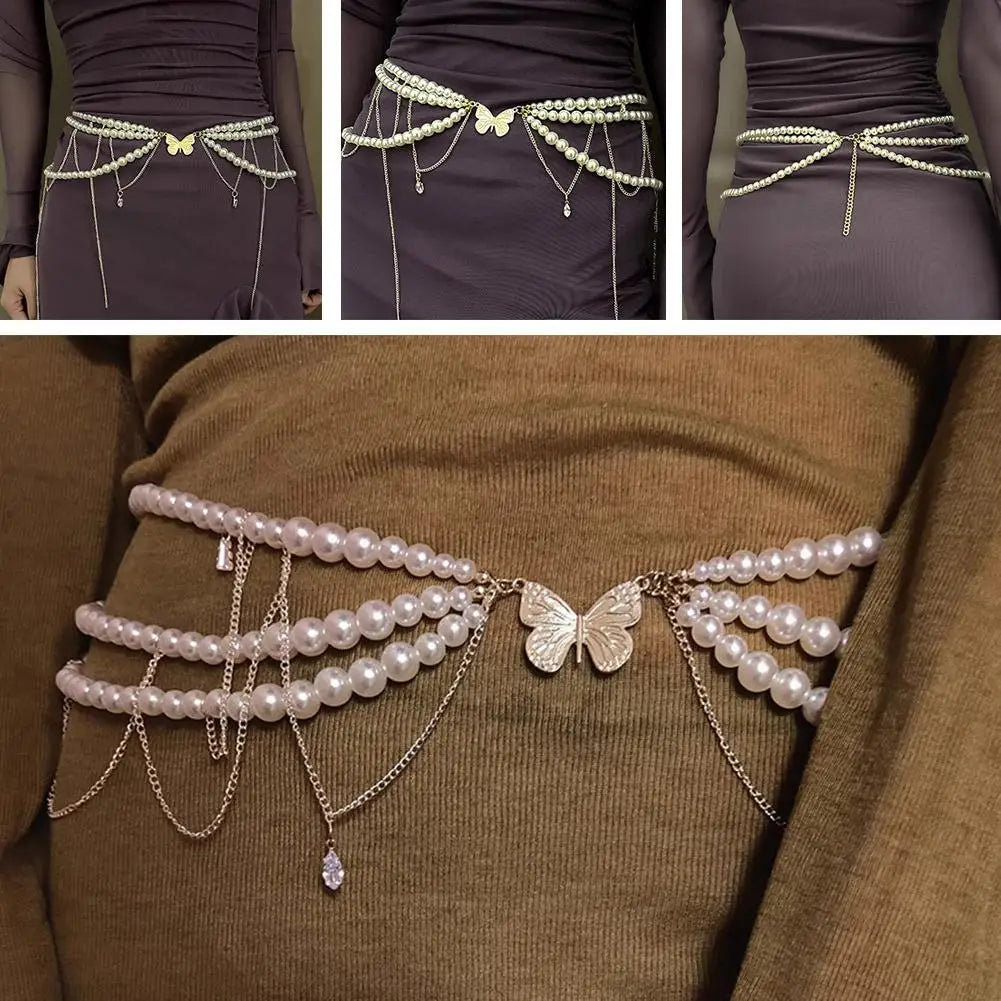 Dây lưng ngọc lớp vintage - Quà tặng trang sức 2025