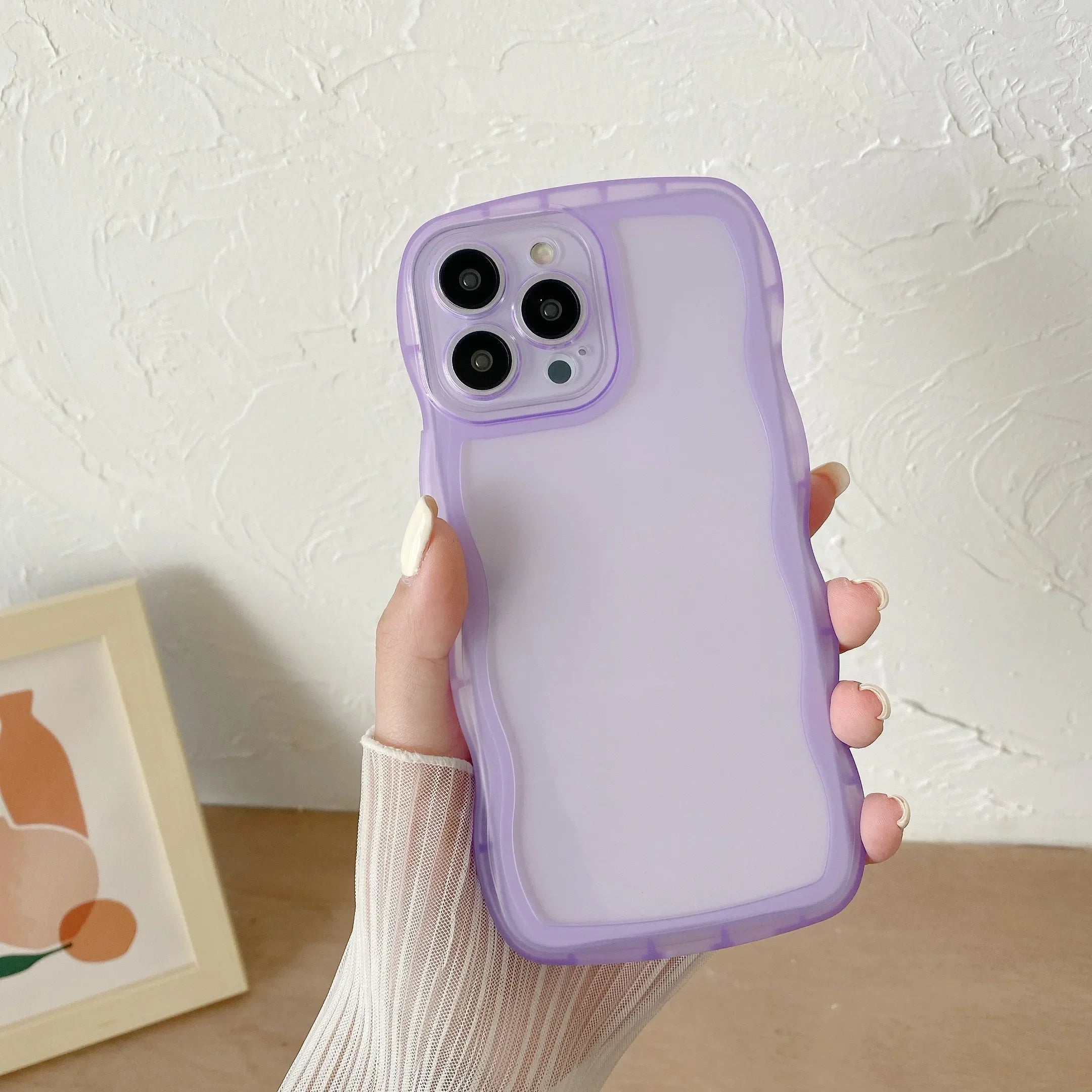 Cute Transparent Ripple Case For iPhone